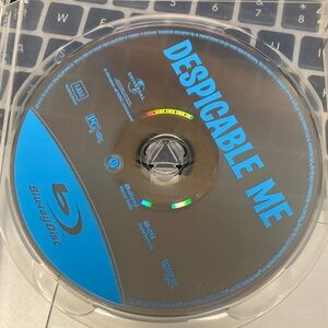 Despicable Me Blu-ray Disc in Blue and Silver